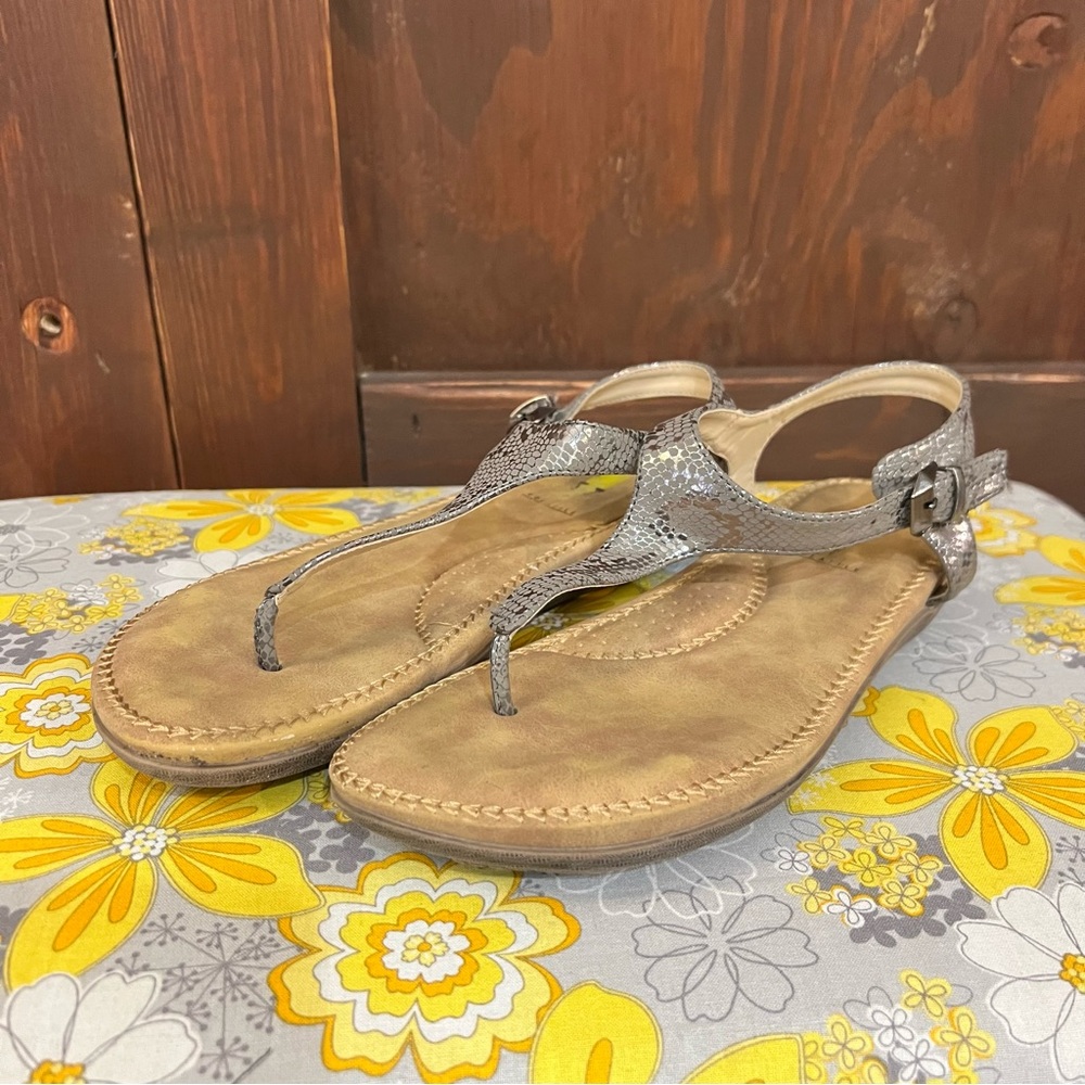 Volatile Tan and Silver Sandals for Women